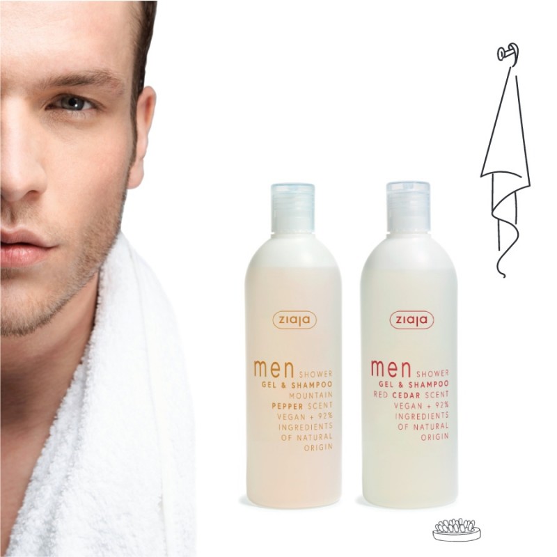 Men shower gels & after-shave balms